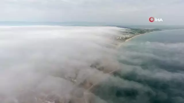 Sinop'ta sis bulutunun mest eden güzelliği