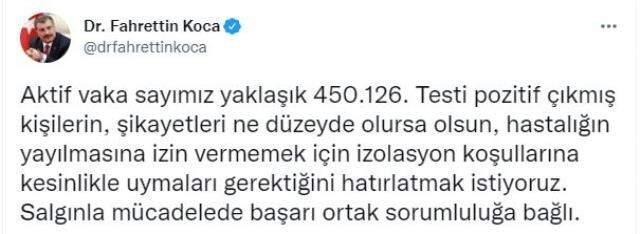 Son Dakika: Türkiye'de 9 Kasım günü koronavirüs nedeniyle 196 kişi vefat etti, 28 bin 662 yeni hadise tespit edildi