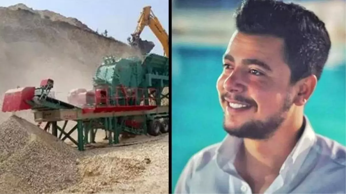 Taş kırma makinasının içine düşen genç işçi hayatını kaybetti