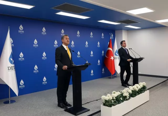 TDP Genel Başkanı Sarıgül'den DEVA Partisi Genel Başkanı Babacan'a ziyaret