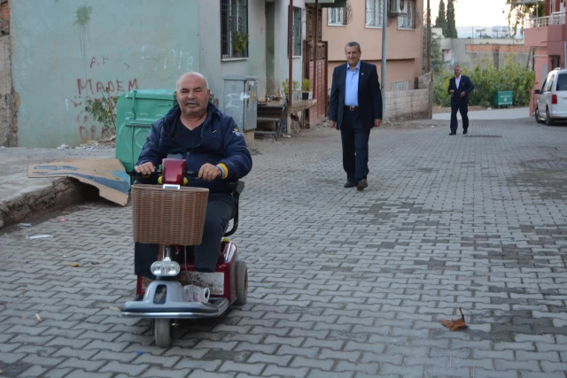 Türkiye Harp Malulü Gaziler Şehit Dul ve Yetimleri İslahiye Derneği'nden akülü araç desteği