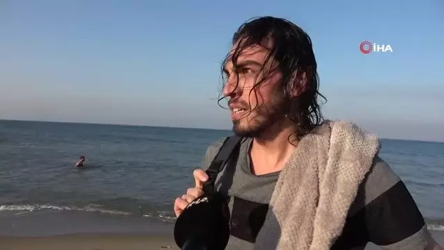 Türkiye'nin en kuzeyi Sinop'ta Kasım ayında deniz keyfi
