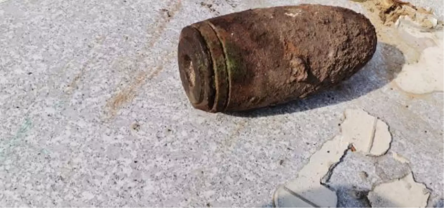 Bahçede gömülü bulunan tanksavar mühimmatı imha edildi