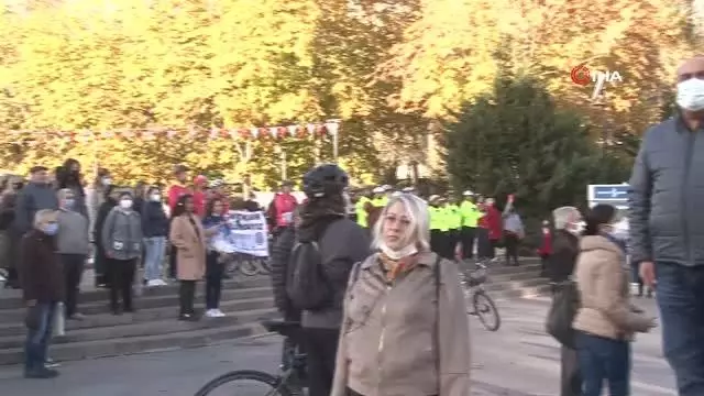 Başkent'te hayat 1 dakikalığına durdu