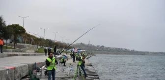 Beylikdüzü'nün sahilleri beşinci kez Olta Balıkçılığı Yarışması'na ev sahipliği yaptı