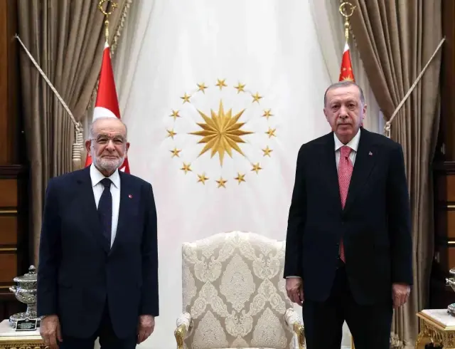 Saadet Partisi Genel Lideri Karamollaoğlu: "Cumhurbaşkanımızla çok dostça hoş bir görüşme oldu"