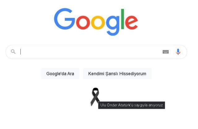 Google 10 Kasım Doodle neden yok? Atatürk Doodle'ı neden yok, resmi açıklama yapıldı mı? Google bugün Doodle neden gelmedi?