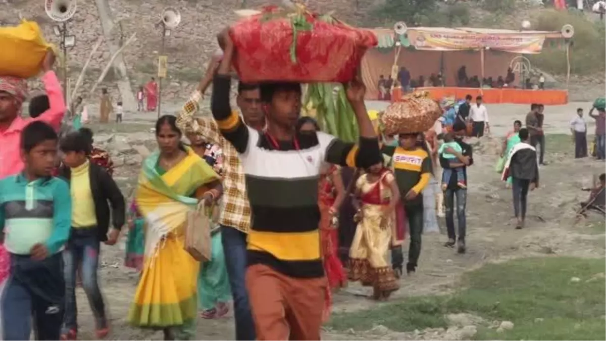 Hindistan'da Chhath Parva Festivali