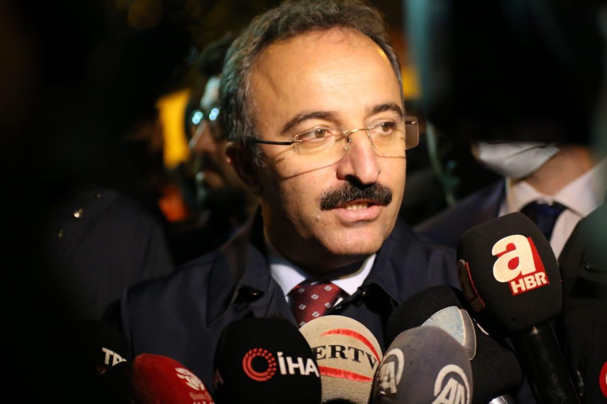 İçişleri Bakan Yardımcısı Çataklı, Malatya'da göçen bina enkazında Açıklaması