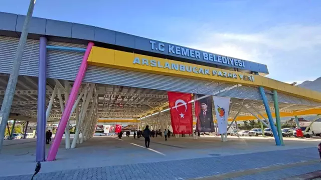 Kemer Arslanbucak Kapalı Pazar Yeri kuraları çekildi