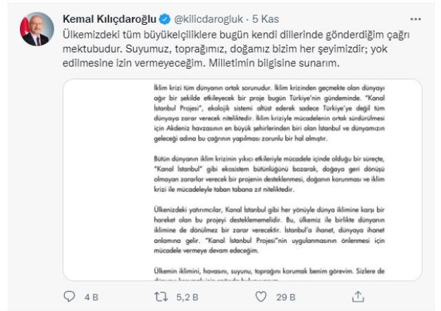 Kılıçdaroğlu, büyükelçiliklere gönderdiği mektup hakkında konuştu: Artık kimse bilmiyorduk diyemez