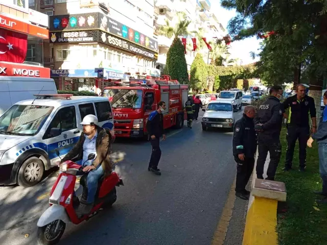 Kırılan ağacın dalları seyir halindeki araçların üzerine düştü