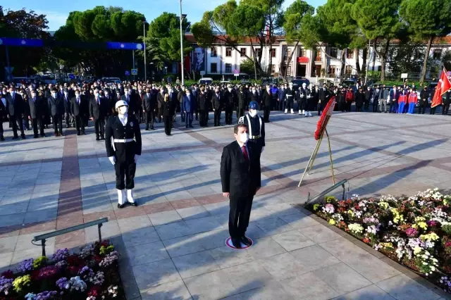 Muğla'da 10 Kasım Atatürk'ü anma töreni gerçekleştirildi