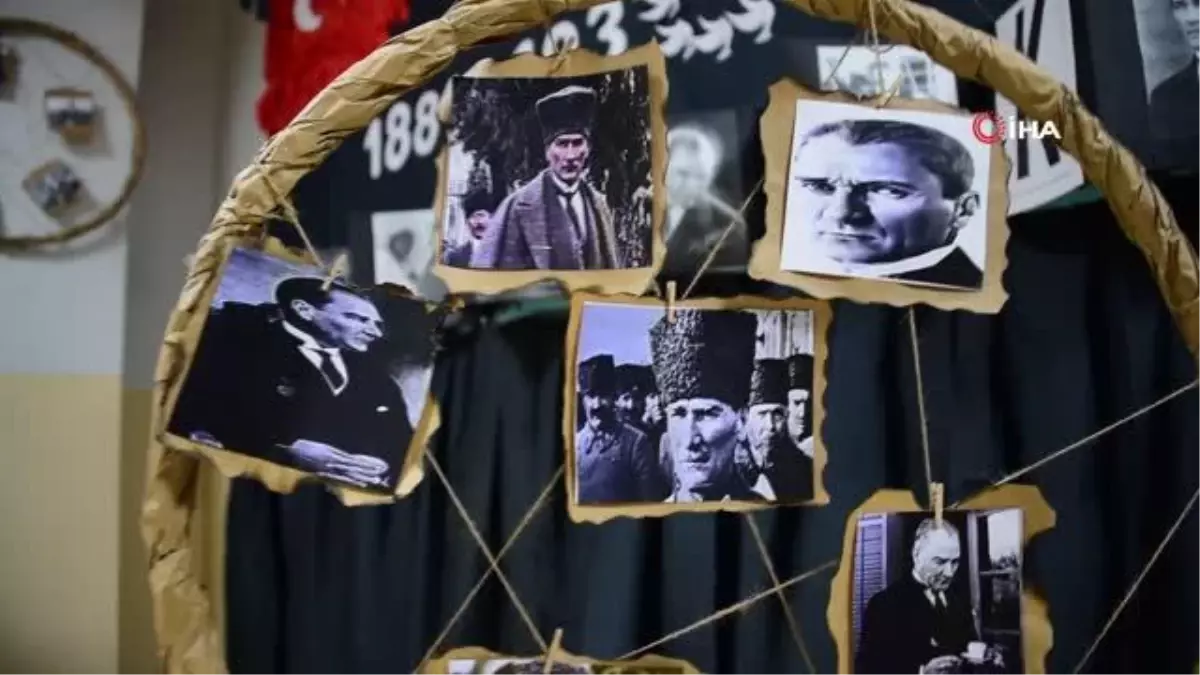 Tuzla Belediyesi Anne Çocuk Eğitim Merkezi'nde çocuklar Atatürk'ü andı