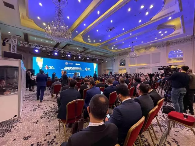 Türkiye-Türk Cumhuriyetleri Ekonomi ve Ticaret Konferansı - Ticaret Bakanı Mehmet Muş (2)