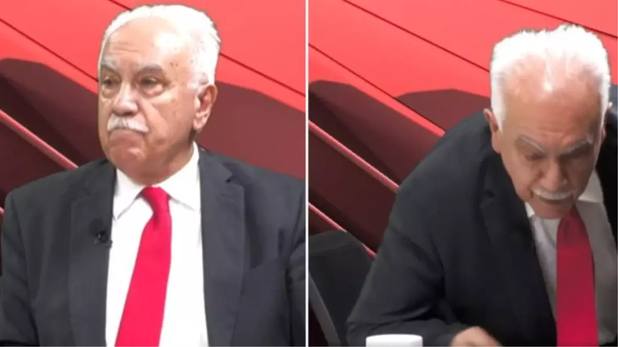 Doğu Perinçek'i çileden çıkaran 'İngiliz ajanı mısın?' sorusu! Hakaret edip canlı yayını terk etti
