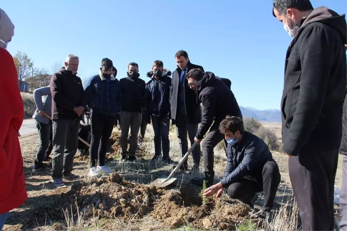 Yalıhüyük'te fidan dikme etkinliği