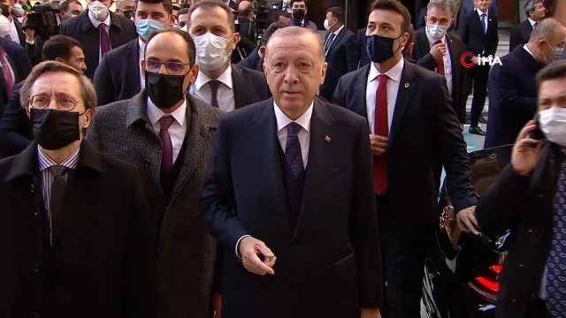 Cumhurbaşkanı Erdoğan Türk Kurulu binası açılışına katılıyor