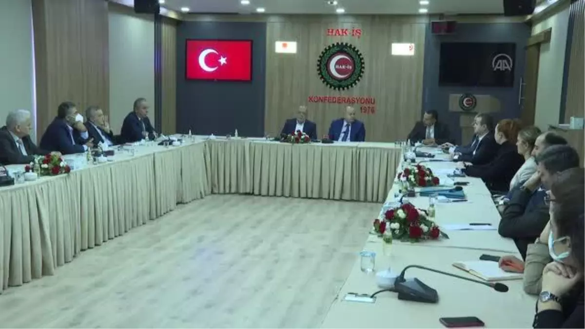 Hak-İş Başkanı Arslan, Lübnan İşçi Sendikaları Konfederasyonu ile görüştü