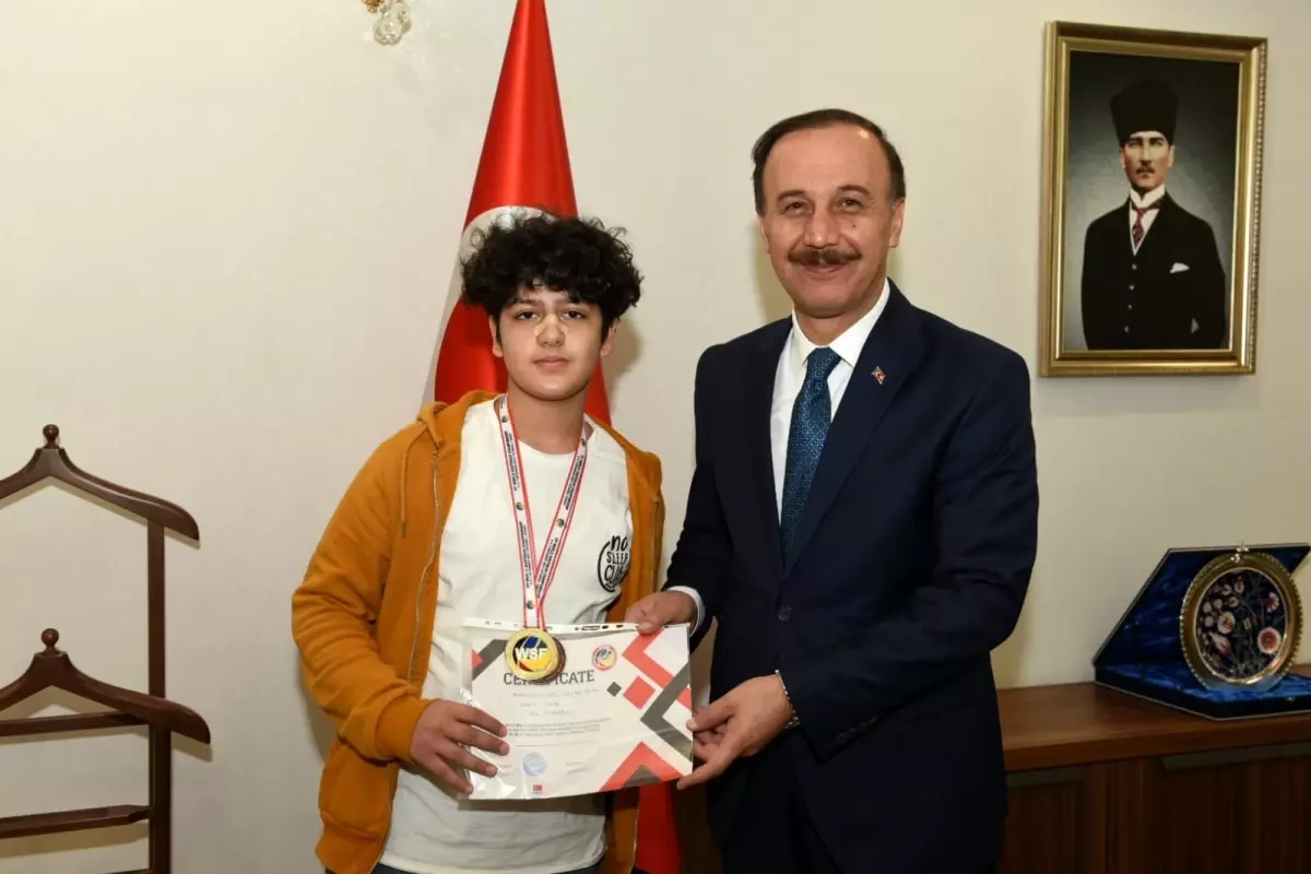 Suriyeli sporcu şampiyonluk sevincini Şanlıurfa ile paylaştı