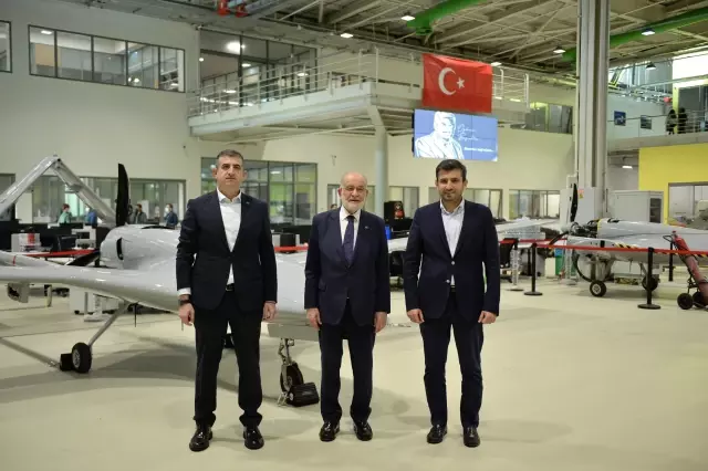 Saadet Partisi Genel Başkanı Karamollaoğlu'ndan Baykar'a taziye ziyareti