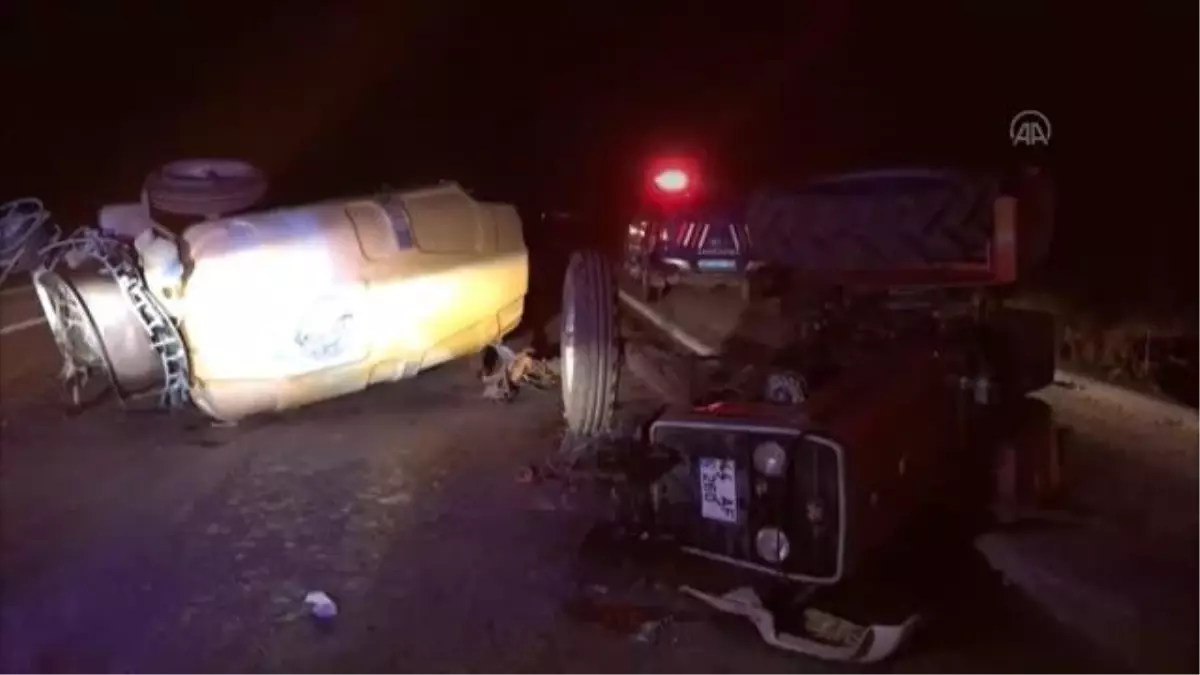 Tırın çarptığı traktör sürücüsü yaşamını yitirdi