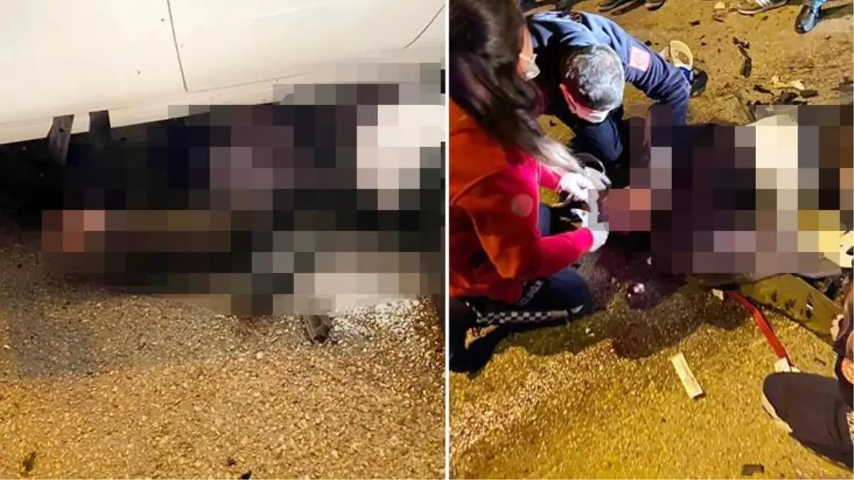 Trafik kazasında yaralılara yardım etmek isteyen genç, canından oldu