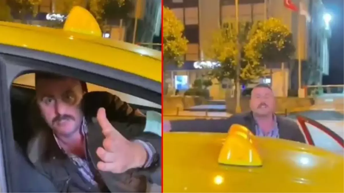 Üsküdar'da bir taksici aracına almadığı gazeteciye tehditler savurdu: Senin kafana sıkarım