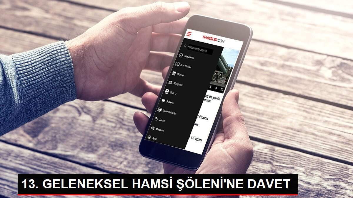 13. GELENEKSEL HAMSİ ŞÖLENİ'NE DAVET