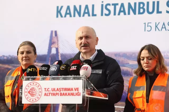 Son dakika gündem: Bakan Karaismailoğlu: Kanal İstanbul, dünyayı Türkiye'ye bağlayacak