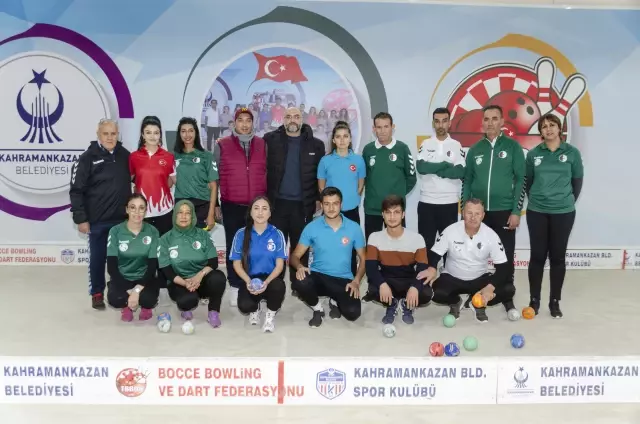 Cezayir Bocce Milli Takımı Kahramankazan'da Akdeniz Oyunları'na hazırlanıyor
