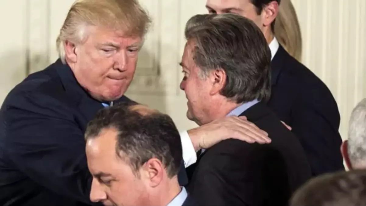 Hakkında iddianame hazırlanan Trump'ın eski danışmanı Bannon FBI'ya teslim oldu