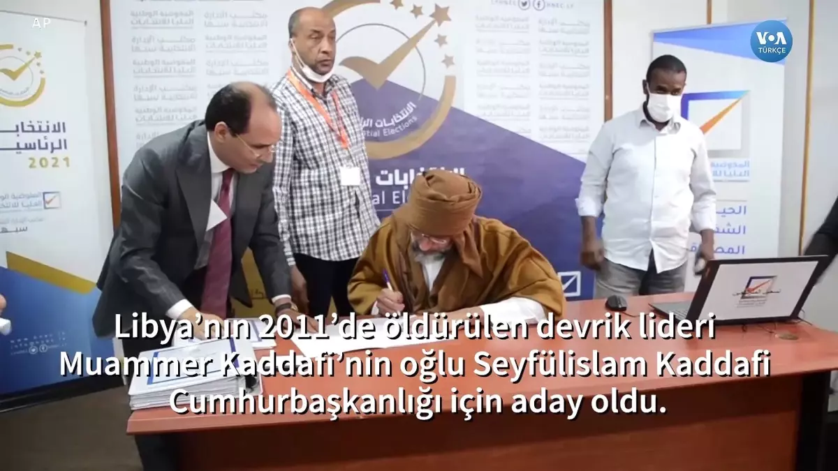 Kaddafi'nin Oğlu Cumhurbaşkanı Adayı