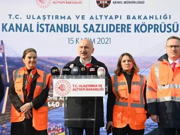 Son dakika gündem: Bakan Karaismailoğlu: Kanal İstanbul, dünyayı Türkiye'ye bağlayacak