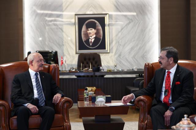 Kılıçdaroğlu'ndan TOBB Lideri Hisarcıklıoğlu'na yaptığı sürpriz ziyaret sonrası açıklama: Zırvalıklarla karşı karşıyayız
