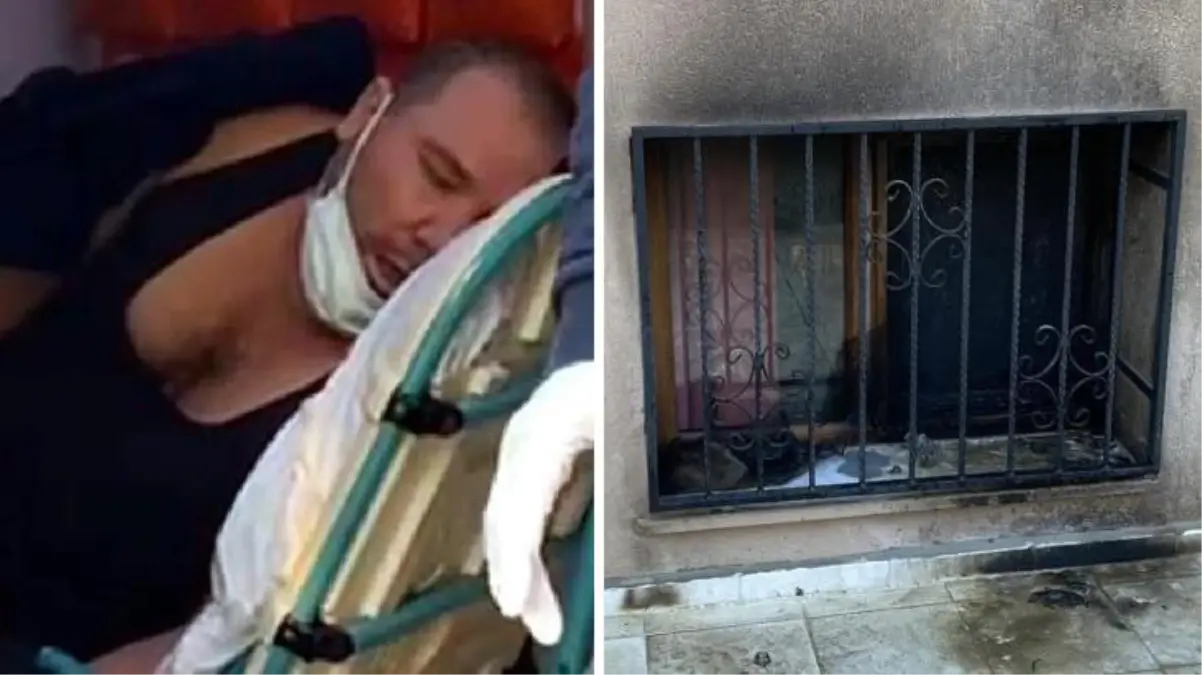 Bir garip olay! Önce evi ateşe verdi; ekipler söndürünce bu kez kendini yakmaya kalktı