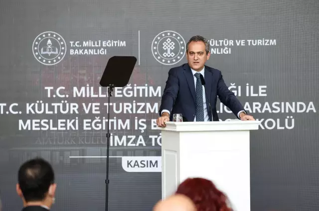 MEB ile KTB arasında Mesleki ve Teknik Eğitimi Geliştirme İş Birliği Protokolü imzalandı