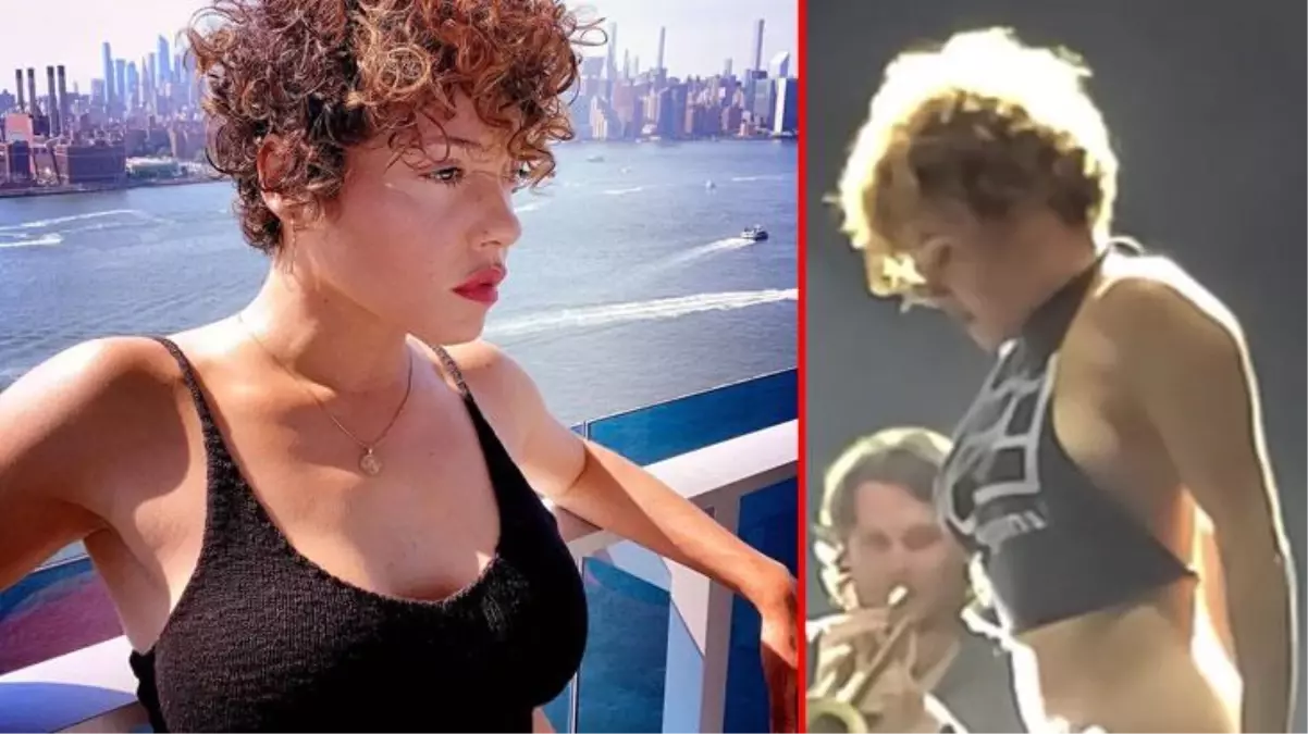 Şarkıcı Sophia Urista, konserinde hayranının yüzüne idrarını yaptı