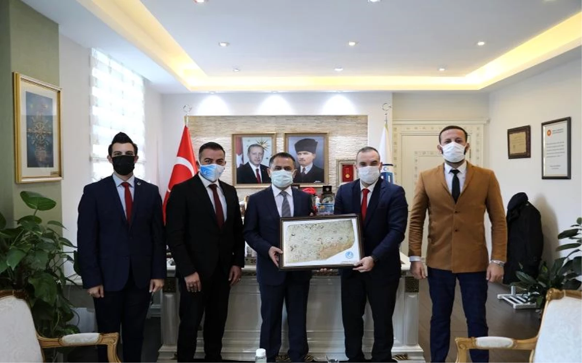 Ülkü Ocakları Yeni İl Yönetimi, Vali İlhami AKTAŞ'ı Ziyaret Etti