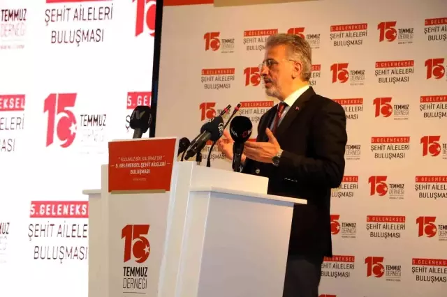 Bakan Yanık: Bütün dünyaya 15 Temmuz ruhunu, tarihini, gerçeğini tek tek anlatacağız