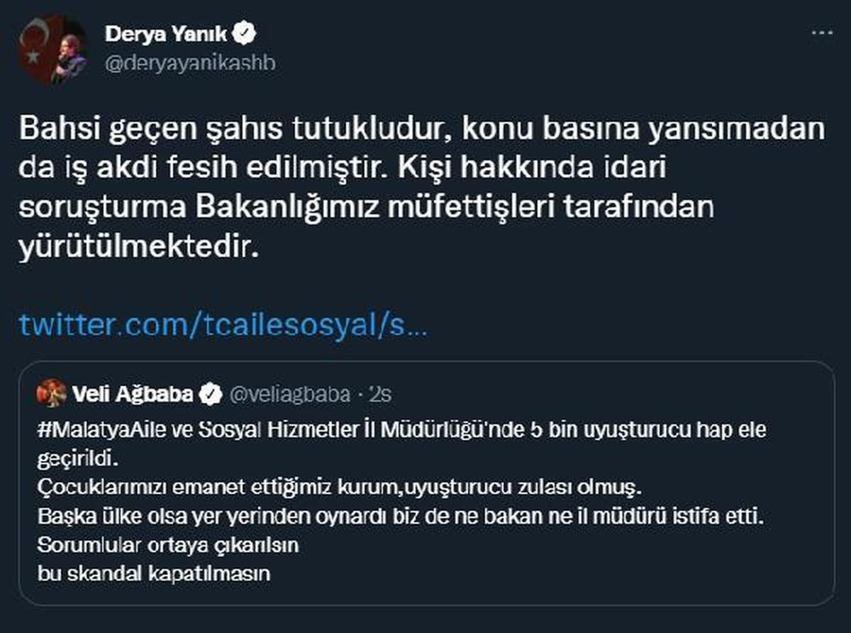 Son dakika haberleri | Bakan Yanık'tan, CHP'li Ağbaba'ya: Bahsi geçen şahıs tutukludur