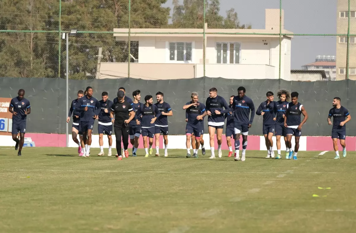 Hatayspor Antalyaspor maçının hazırlıklarını sürdürdü