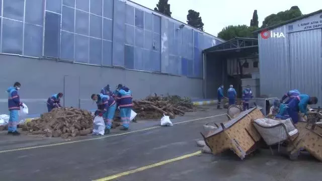 Üsküdar'da ihtiyaç sahipleri, geri dönüşüm ile ısınıyor