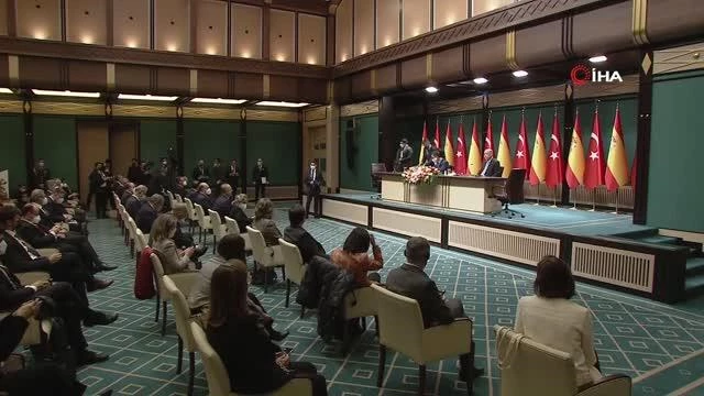 Erdoğan-PerezCastejon ortak basın toplantısı