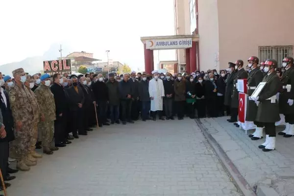 Kore gazisi, Hakkari'de törenle son yolculuğuna uğurlandı
