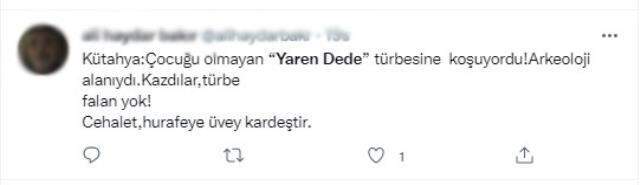 Kütahya'daki tarihi sütunun altında Yaren Dede türbesi olduğu iddiası