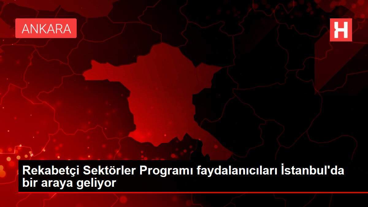 Rekabetçi Sektörler Programı faydalanıcıları İstanbul'da bir araya gelecek