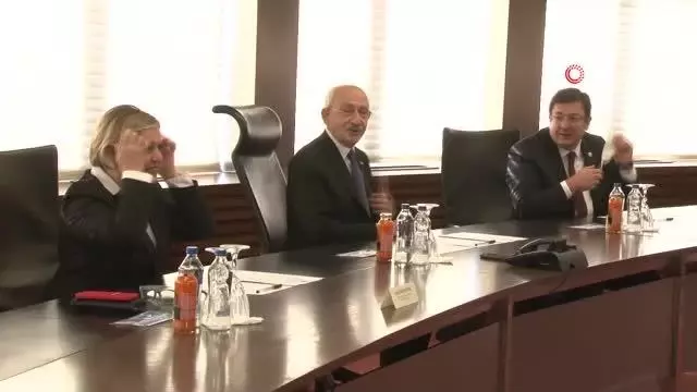 TİP Genel Lideri Baş'tan CHP Genel Lideri Kılıçdaroğlu'na ziyaret