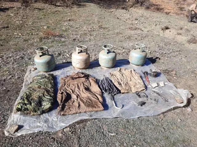 Son dakika haberi! Teröristlerin kullandığı 8 sığınak ve mağara imha edildi