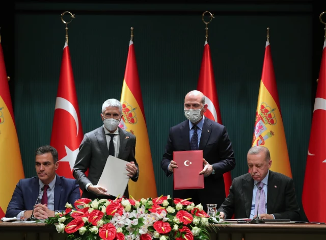 Türkiye-İspanya 7. Hükümetlerarası Doruğu'na ait ortak bildiri yayımlandı